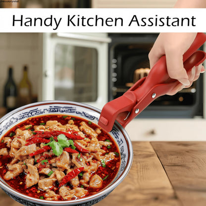 2PCS Anti-Scald Plate Gripper Tongs for Hot Dishes