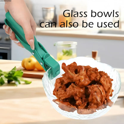 2PCS Anti-Scald Plate Gripper Tongs for Hot Dishes